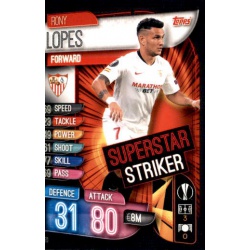 Rony Lopez Sevilla Superstar Striker SS20 Match Attax Extra 2019-20