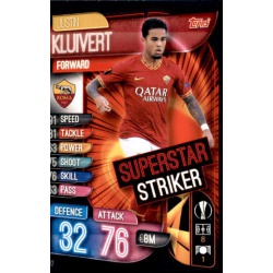 Justin Kluivert AS Roma Superstar Striker SS22 Match Attax Extra 2019-20