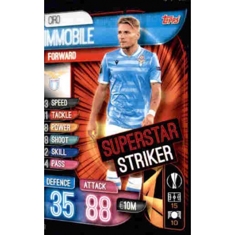 Ciro Immobile SS Lazio Superstar Striker SS23 Match Attax Extra 2019-20