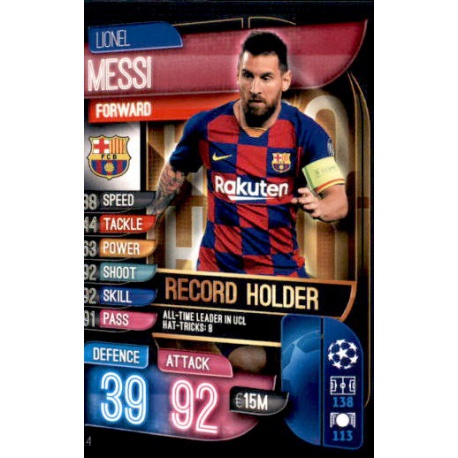 Lionel Messi Barcelona All-Time Record Holder RH4 Leo Messi