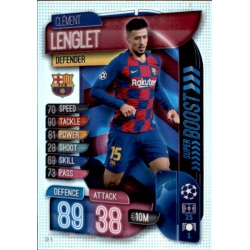 Clément Lenglet Barcelona Super Boost SB5 Match Attax Extra 2019-20