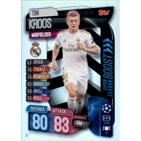 Toni Kroos Real Madrid Super Boost SB7 Match Attax Extra 2019-20