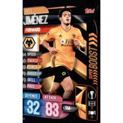 Raúl Jiménez Wolverhampton Wanderers Super Boost SB18 Match Attax Extra 2019-20