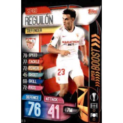 Sergio Reguilón Sevilla Super Boost SB19 Match Attax Extra 2019-20