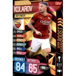 Aleksandar Kolarov AS Roma Super Boost SB22 Match Attax Extra 2019-20