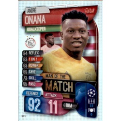 André Onana Ajax Man of the Match MM16 Match Attax Extra 2019-20