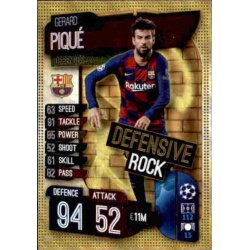 Gerard Piqué Barcelona Defensive Rock DR3 Match Attax Extra 2019-20