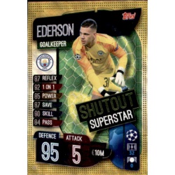 Ederson Manchester City Shutout Superstar SO1 Match Attax Extra 2019-20