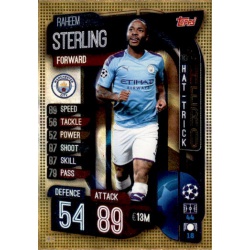 Raheem Sterling Manchester City Hat-Trick Hero HH4 Match Attax Extra 2019-20