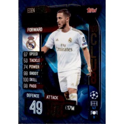 Eden Hazard Real Madrid 100 Club CLU9 Match Attax Extra 2019-20