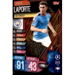 Aymeric Laporte Manchester City Power Play PP1 Match Attax Extra 2019-20