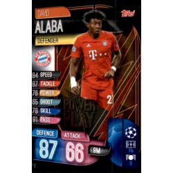 David Alaba Bayern Munchen Power Play PP12 Match Attax Extra 2019-20