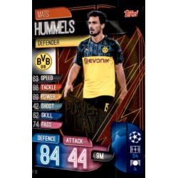 Mats Hummels Borussia Dortmund Power Play PP13 Match Attax Extra 2019-20