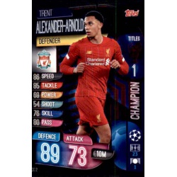 Trent Alexander-Arnold Liverpool Champion CC2 Match Attax Extra 2019-20