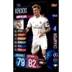 Toni Kroos Real Madrid Champion CC8 Match Attax Extra 2019-20