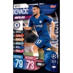 Mateo Kovacic Chelsea Action AC3 Match Attax Extra 2019-20