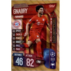 Serge Gnabry Bayern Munchen Hat-Trick Hero HH3 Match Attax Extra 2019-20