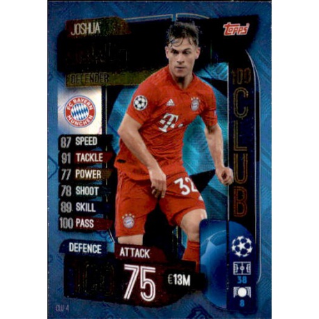 Joshua Kimmich Bayern Munchen 100 Club CLU4 Match Attax Extra 2019-20