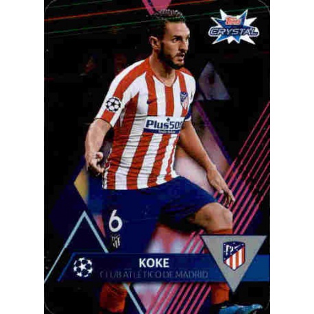 Koke Atlético Madrid 8 Topps Crystal Hi-Tech 2019-20