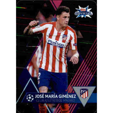 José María Giménez Atlético Madrid 9 Topps Crystal Hi-Tech 2019-20