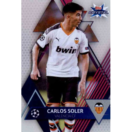 Carlos Soler Valencia 17 Topps Crystal Hi-Tech 2019-20