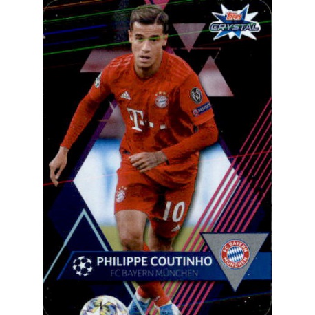 Philippe Coutinho Bayern Munchen 21 Topps Crystal Hi-Tech 2019-20