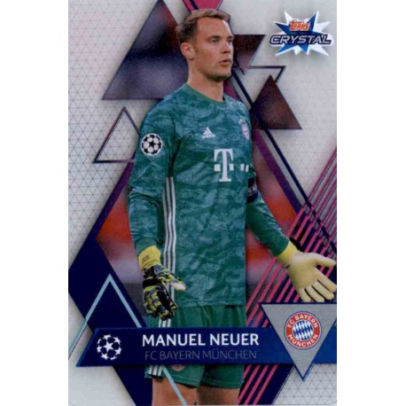 Manuel Neuer Bayern Munchen 23 Topps Crystal Hi-Tech 2019-20
