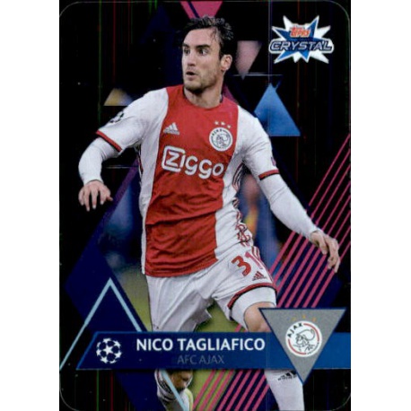Nicolás Tagliafico Ajax 27 Topps Crystal Hi-Tech 2019-20