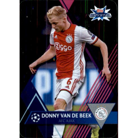 Donny van de Beek Ajax 28 Topps Crystal Hi-Tech 2019-20