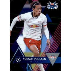Yussuf Poulsen RB Leipzig 37 Topps Crystal Hi-Tech 2019-20