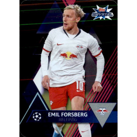 Emil Forsberg RB Leipzig 40 Topps Crystal Hi-Tech 2019-20