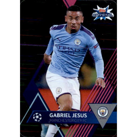 Gabriel Jesus Manchester City 44 Topps Crystal Hi-Tech 2019-20
