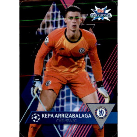 Kepa Arrizabalaga Chelsea 47 Topps Crystal Hi-Tech 2019-20