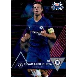 César Azpilicueta Chelsea 49 Topps Crystal Hi-Tech 2019-20