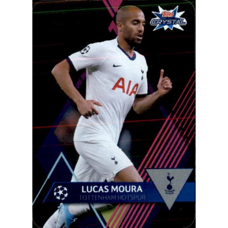 Lucas Moura Tottenham Hotspur 55 Topps Crystal Hi-Tech 2019-20