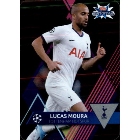 Lucas Moura Tottenham Hotspur 55 Topps Crystal Hi-Tech 2019-20