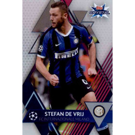 Stefan de Vrij Inter Milan 72 Topps Crystal Hi-Tech 2019-20