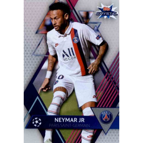 Neymar Jr Paris Saint-Germain 76 Topps Crystal Hi-Tech 2019-20