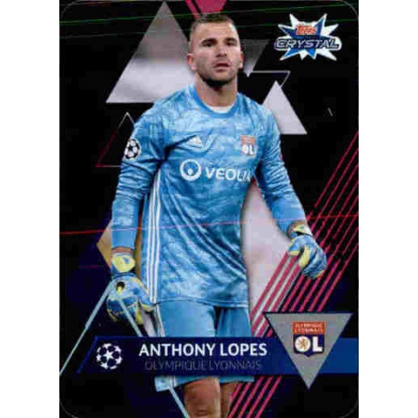 Anthony Lopes Olympique Lyonnais 83 Topps Crystal Hi-Tech 2019-20