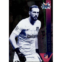 Jan Oblak Atlético Madrid Silver UCL Master 102 Topps Crystal Hi-Tech 2019-20