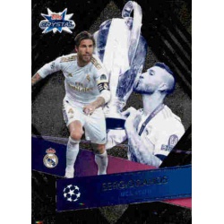 Sergio Ramos Real Madrid Gold UCL Icon 123 Topps Crystal Hi-Tech 2019-20