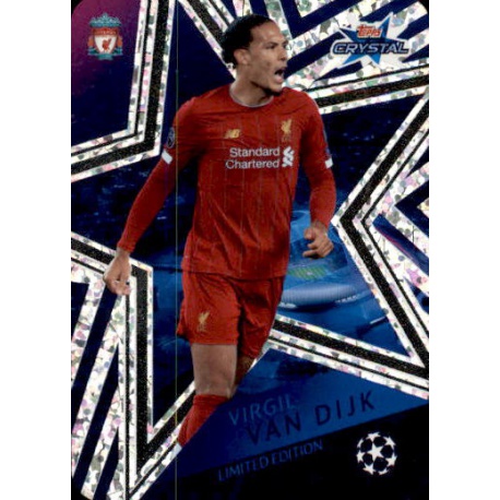 Virgil van Dijk Liverpool Limited Edition LE3 Topps Crystal Hi-Tech 2019-20