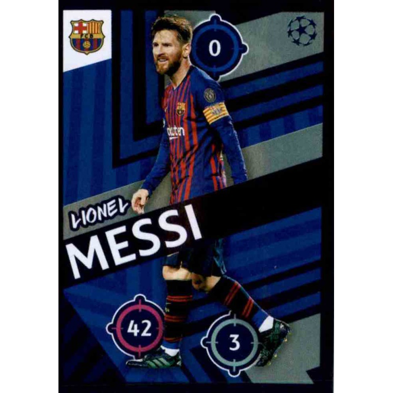 Topps Champions League 18/19 Sticker 5 Lionel Messi 