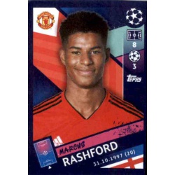 Marcus Rashford Topps Champions League 2018-19 Marcus Rashford