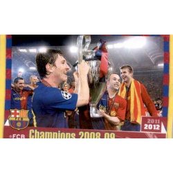 Leo Messi Champions 2008-09 F.C.Barcelona 2011-12 100