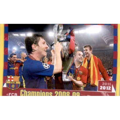 Leo Messi Champions 2008-09 F.C.Barcelona 2011-12 100 Leo Messi