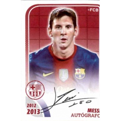 Leo Messi Autógrafo F.C.Barcelona 2012-13 163
