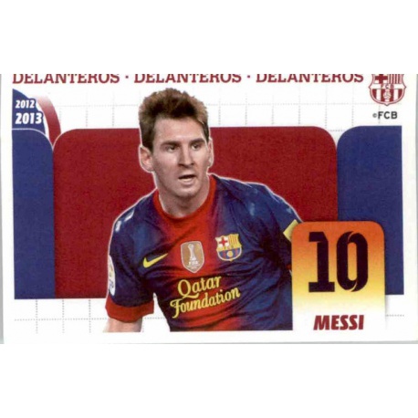 Leo Messi Delanteros F.C.Barcelona 2012-13 25 Leo Messi