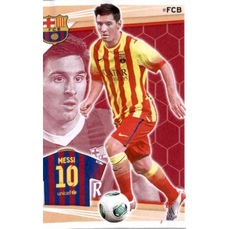 Leo Messi 2º Equipación F.C.Barcelona 2013-14 141 Leo Messi