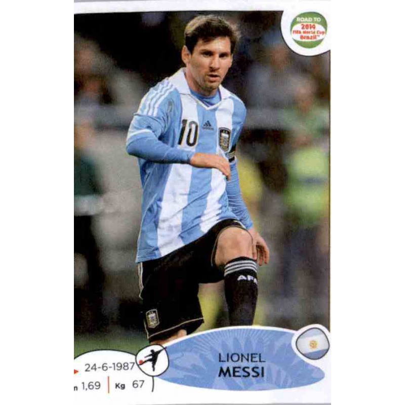 Panini Adrenaly Road to World Cup 2014 Brazil Limited Edition Lionel Messi 